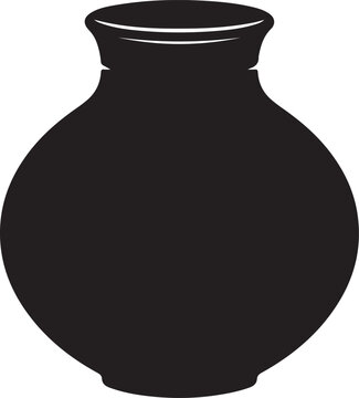 Traditional Indian Clay Pot Silhouette Vector

Matka Water Pot Icon for Traditional Culture

Ceramic Earthenware Pot Silhouette for Kitchen Decor

Antique Pottery Vase Minimalist Silhouette Graphic
