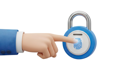 Fingerprint Lock Security Concept