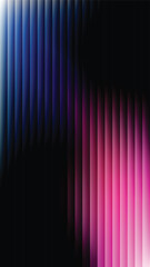 Vertical Glass Fractal Background with Blue and Pink Gradient