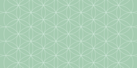 Mint Green Mid Century Pattern | Endless Repeating Retro 50s Wallpaper | Seamless 1950s Vintage Background | Elegant Palm Springs Design