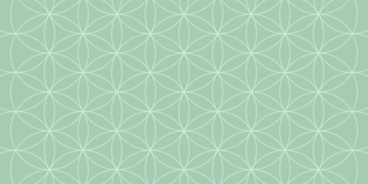 Mint Green Mid Century Pattern | Endless Repeating Retro 50s Wallpaper | Seamless 1950s Vintage Background | Elegant Palm Springs Design