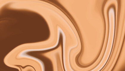 Naklejka premium Abstract Liquid Marble Flow Background in Warm Tones