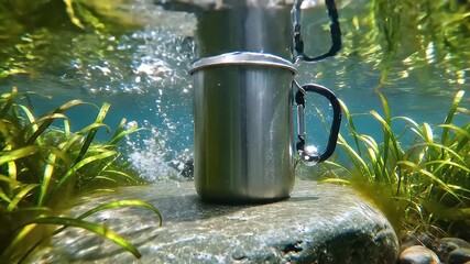 Underwater Survival Mug Test Look How Clear The Water Is