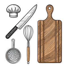 Dynamic Kitchen Work Tools Creative Visual