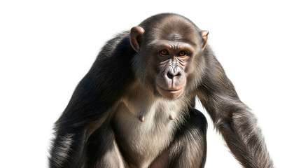 Obraz premium The Majestic Silverback: A powerful portrait of a male gorilla.