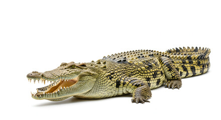 Obraz premium crocodile on white background