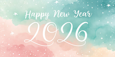 Bright Future New Year 2026 Greeting card