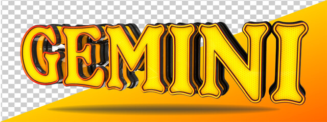 element geometry 3d render isolated gemini