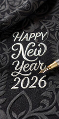 Classic Happy New Year 2026 Design.