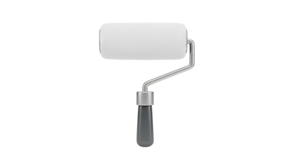 Clean White Paint Roller Tool