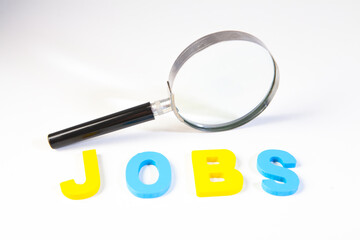 word search with a magnifying glass and a magnifier