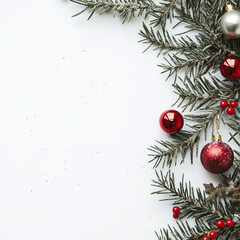 christmas background with christmas tree