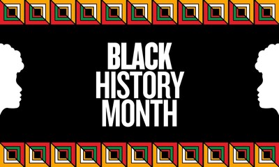 National black history month creative poster design