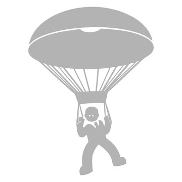 Skydiver Silhouette
