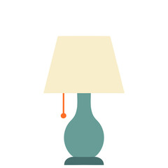 Illustration of a Lamp with Lampshade