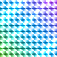 リフレクトするキラキラホログラムシール素材　ベクターイラスト