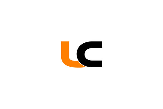 UC Logo with Orange-Black Contrast &ndash; Bold Minimalist Monogram for Branding, Identity, and Visual Impact