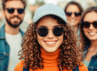 Friends Enjoying a Sunny Day