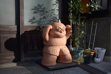 街角の風景　スケッチ写真