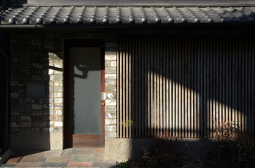 街角の風景　スケッチ写真