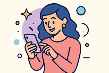 Smart Device for Digital Communication & Mobile Phone with Touchscreen Interface