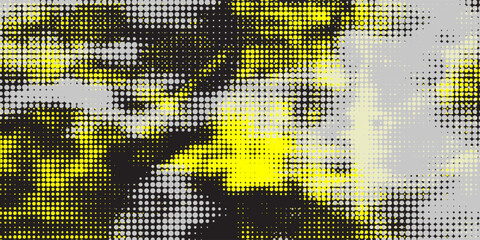 black and yellow abstract dirty grunge background