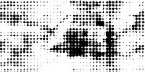 Rough texture. Worn down wallpaper pattern design. Broken plaster grunge damask effect. Distressed overlay texture design.