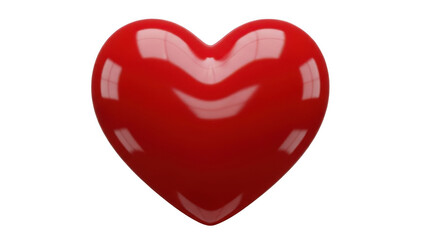 Fototapeta premium A shiny red heart