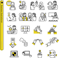 ビジネスイラストセット