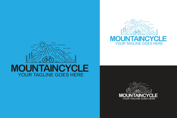 mountain bicycle suitable holding downhill events and adventure forest