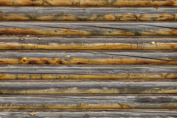 Wooden wall with a grainy texture and a rustic appearance