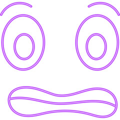 Expression Neon Line Decoration