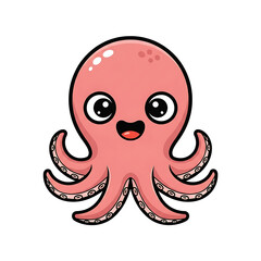 Cute Octopus Cartoon. (12)