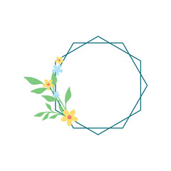 Botanical Leaf Frame