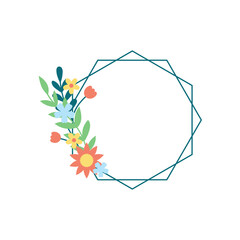 Botanical Leaf Frame