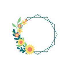 Botanical Leaf Frame