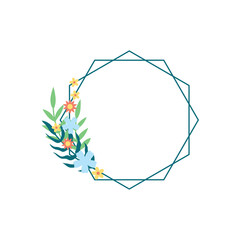 Botanical Leaf Frame