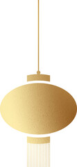 Golden Chinese Lantern Decorative