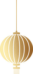 Golden Chinese Lantern Decorative