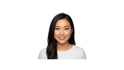 Portrait of a smiling Asian woman