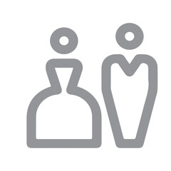 Man Woman Restroom Icons