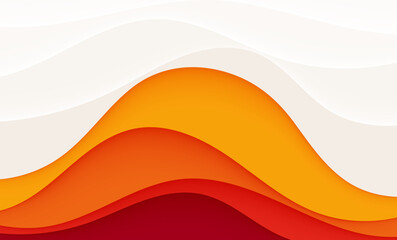 Abstract colorful wave background with flowing curves and vibrant light design