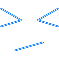 Expression Neon Line Decoration