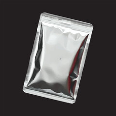 Metallic ziplock pouch bag