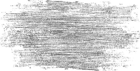 Fototapeta premium Black horizontal distressed grunge texture on white background