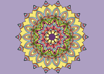 abstract background with round ornament