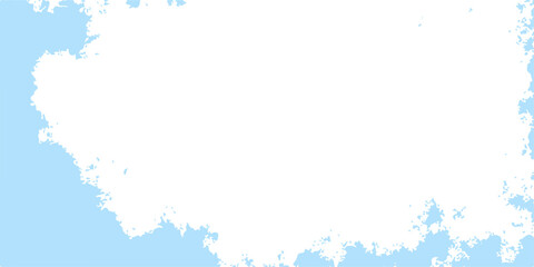 Obraz premium Abstract blue watercolor splash background with a grunge paint texture featuring an artistic ink splatter pattern and a vintage vector border design for a liquid stain frame illustration