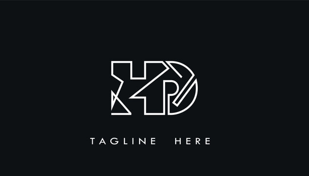 creative modern stylish connected alphabet letter hd logo design