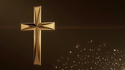 Shiny gold balloon letter E floating in dark space