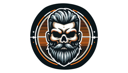 skull t shirt design vector illustration